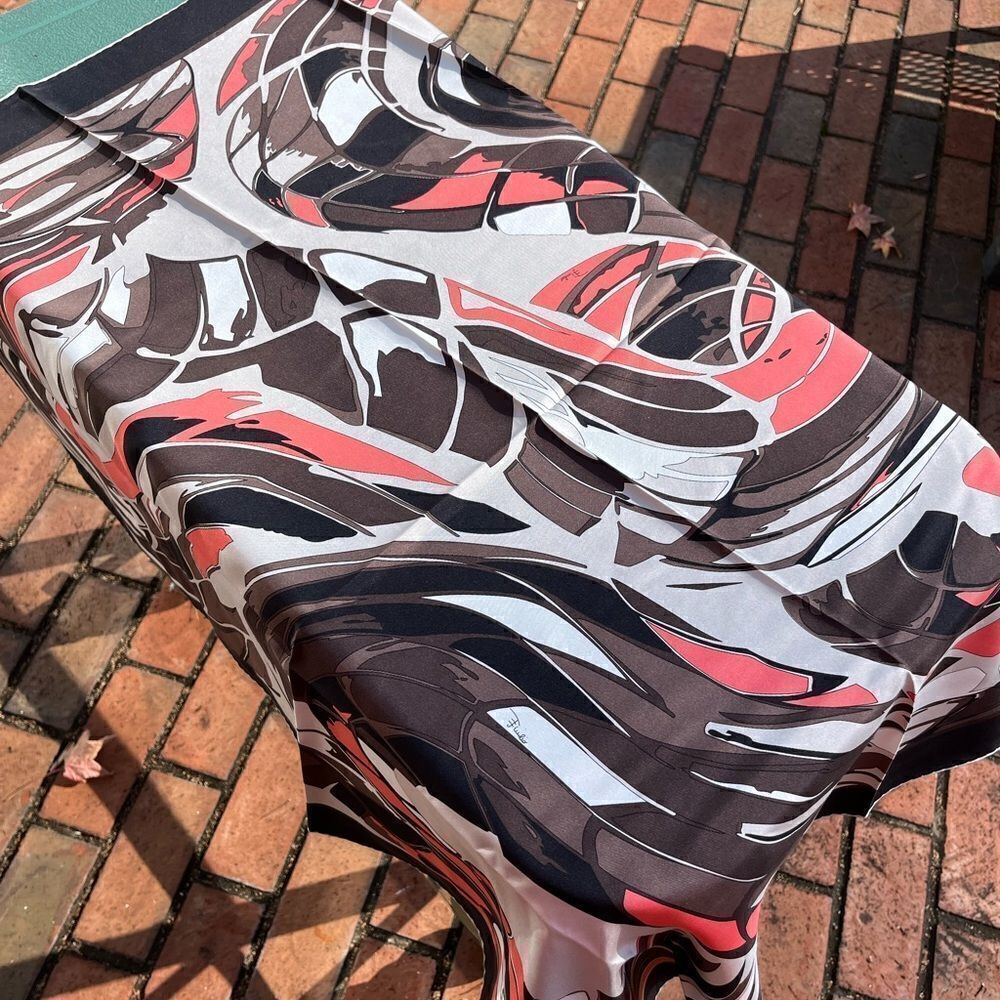 Emilio Pucci 100% Silk Scarf NWT